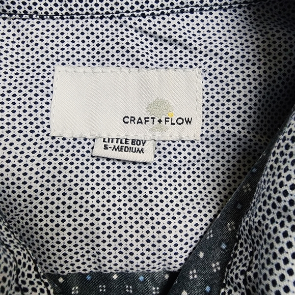 Button Down Boy Shirt, Craft Low, Small- Medium - Picture 4 of 4